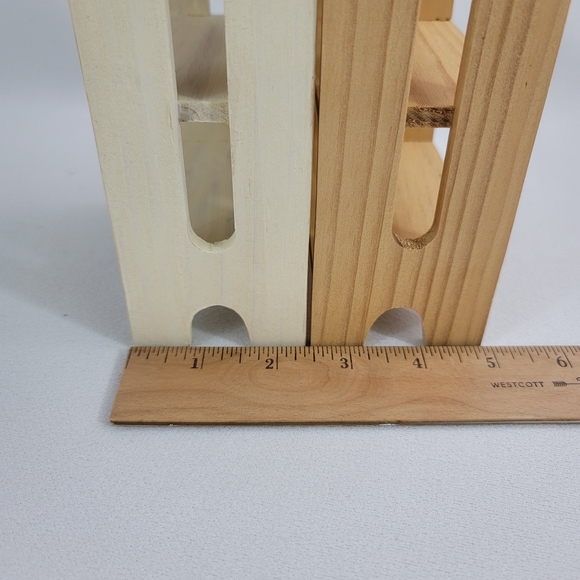 (2) Wooden Dollhouse Bookcase Shelf - Picture 9 of 11